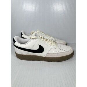Size 10 Nike Court Vision Low Sail Light Orewood Brown FQ8075-133 US Mens NEW